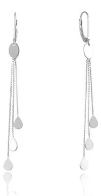 Produktbild von Lange Designer-Ohrringe aus Silber AGUC2702