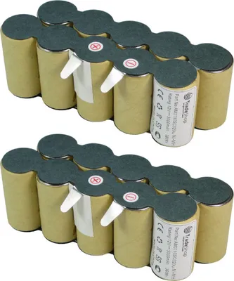 Produktbild von 2x Trade-Shop Ni-MH Akku 12V / 3000mAh kompatibel mit Gardena 2109, 2110, 2110-20, 2150, 2155, 2165, 2169, 2170, 2180, 2185, 2190, 2220, 2225, 2252