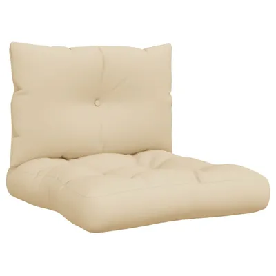 Immagine prodotto di Cuscini per Pallet 2 pz Beige in Tessuto