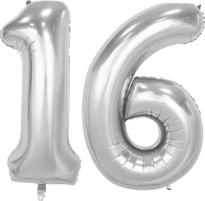 Obrázok produktu pre Set -Folienballon - Silber/40inch - 1 + 6