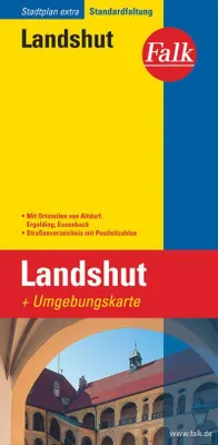 Produktbild von Falk Stadtplan Extra Standardfaltung Landshut 1 : 17 500