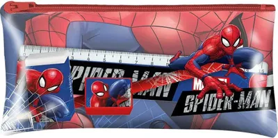 Produktbild von Kids Euroswan | Federmäppchen Spiderman - 5-teilig - Praktisch für Schule - Lizenzprodukt Marvel