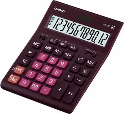 Obrázek produktu pro Kapesní kalkulačka Casio GR-12C-WR-W-EP Resin