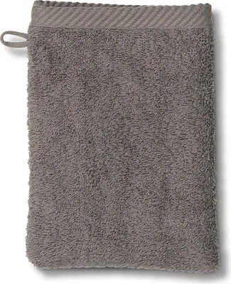 Produktbild von KELA Waschhandschuh Ladessa 100%Baumwolle steingrau 15,0x21,0cm KL-23194