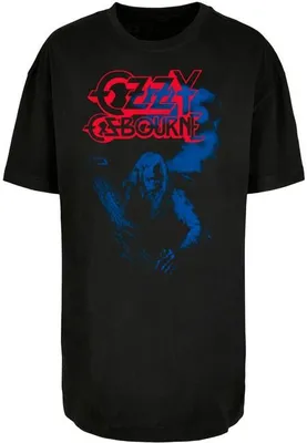 Immagine prodotto di Maglietta da donna Urban Classics Ladies Ozzy Osbourne - Bark At The Moon Oversized Boyfriend Tee nera - M