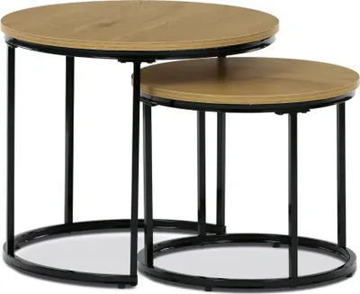 Obrázek produktu pro Autronic Set 2 ks stolků CT-G1145 OAK