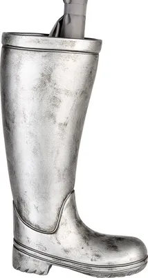 Produktbild von Casablanca by Gilde Schirmständer Stiefel silber, Europäische Herstellung H. 45 cm,56185