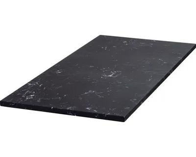 Produktbild von Waschtischunterschrank Sanox Loft BxHxT 161 x 47 cm x 46 cm Frontfarbe black oak mit Waschtischplatte Kunststein schwarz