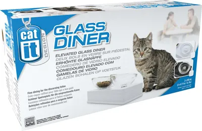 Produktbild von Catit Style Glass Diner schwarz