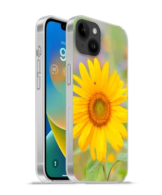 Produktbild von MuchoWow® Handyhülle Schutzhülle Hülle für Apple iPhone 14 Plus - Soft case Blumen - Sonnenblume - Gelb Silikon Softcase Handy Hülle - Abbildung