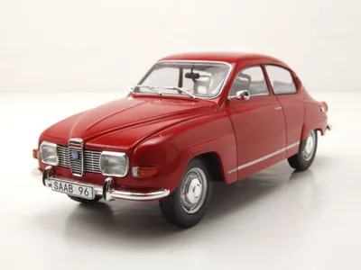Produktbild von Whitebox 124220 Saab 96 V4 1970 rot 1:24