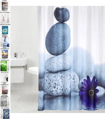 Obrázok produktu pre SANILO® Energy Stones sprchový záves 180 x 200 cm