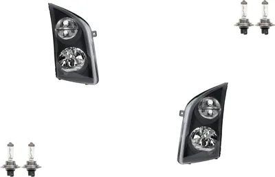 Produktbild von Johns, Scheinwerfer Halogen passend für VW Crafter Set 2E 2013- mit H7 H7 Li Re mit TFL 2E1941005 2E1941006