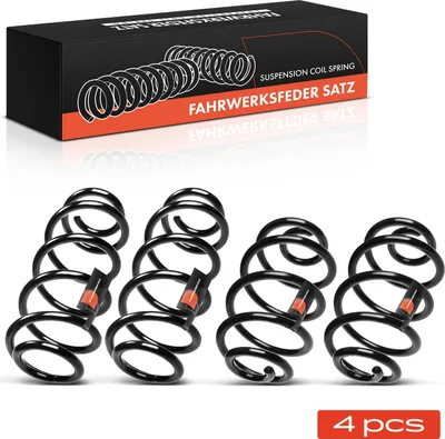 Imagen del producto de Resorte de suspensión delantero y trasero, compatible con: VW Passat 3B2 Variant, 3B5, Audi A6 4B C5. (Cantidad: 4 unidades)