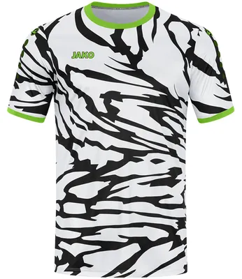 Produktbild von Jako Animal Trikot Kurzarm Kinder - Weiß / Schwarz / Neongrün