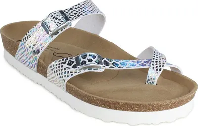 Produktbild von JOE N JOYCE Milano Shiny Snake Soft-Fußbett White-Multi Größe 36 Normal