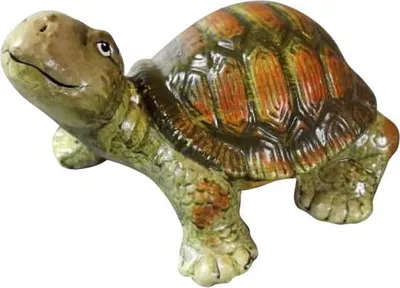 Produktbild von Grüne Keramikschildkröte - Dekorative Figur 11 x 16 cm