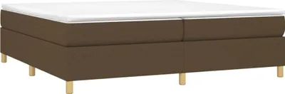 Obrázok produktu pre vidaXL Box spring posteľný rám tmavohnedý 200x200 cm látka