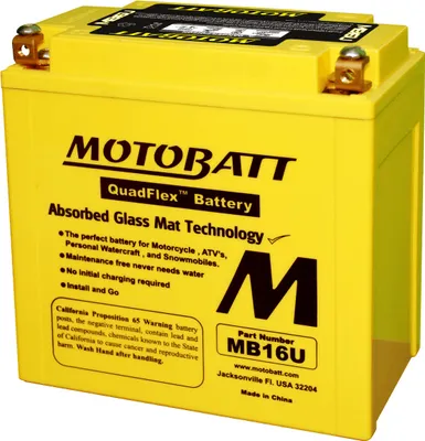 Obrázek produktu pro Motobaterie MOTOBATT MB16U 20 Ah