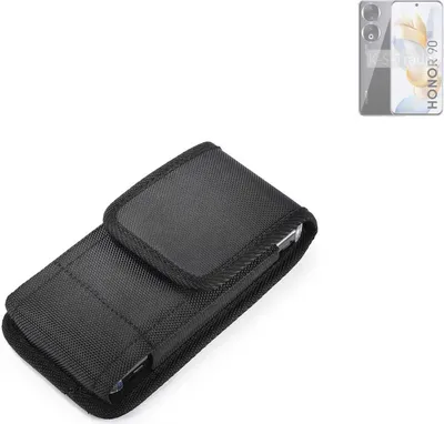 Produktbild von Holster Gürteltasche kompatibel mit Honor 90 Holster Gürtel Tasche wasserabweisend Handy Hülle Schutz Hülle Outdoor schwarz K-S-Trade