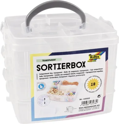 Obrázok produktu pre folia 43002 triediaci box folia, 3 úrovne, z PP, priehľadný