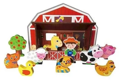 Zdjęcie produktu dla Drewniany Domek Farma SPW84946 AN01