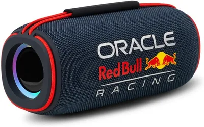Produktbild von Red Bull Racing RDBSPEAKER10W, 16 W, Kabellos, Tragbarer Mono-Lautsprecher, Schwarz, Rot, Zylinder, Tasten