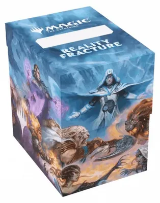 Imagen del producto de Caja para cartas Gamegenic - Magic: The Gathering - Soft Dynacrate 100+ XL, diseño "Reality Fracture - Face Yourself"