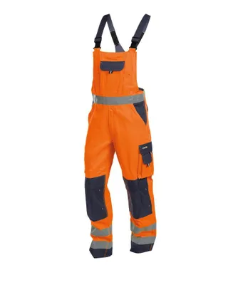 Produktbild von DASSY Warnschutz Latzhose TOULOUSE Gr. 46 MINUS  orange/blau
