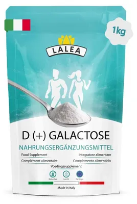 Produktbild von D-Galaktose-Pulver, 1 kg, zur Energiegewinnung