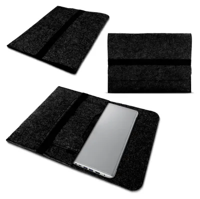 Produktbild von Filz Tasche für Lenovo ThinkPad T470s Laptop Hülle Sleeve Schutzhülle Case CoverFarben:Dunkel Grau