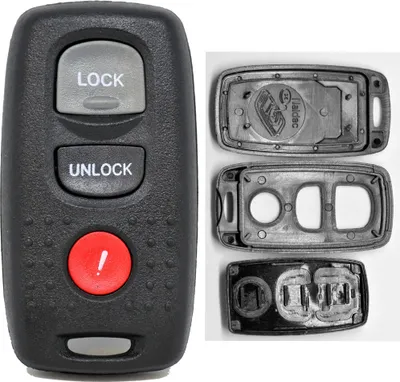 Immagine prodotto di Chiave auto radiocomando 1x alloggiamento Panico compatibile con Mazda