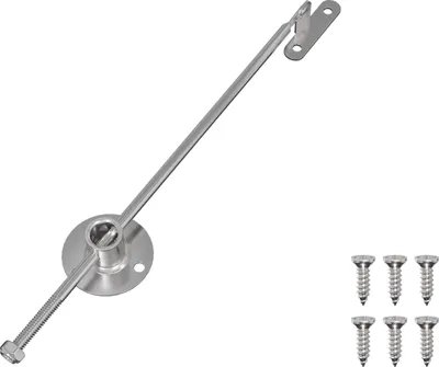 Zdjęcie produktu dla vidaXL Zawias z przegubem, 12 sztuk, srebrny, 190 mm, metal
