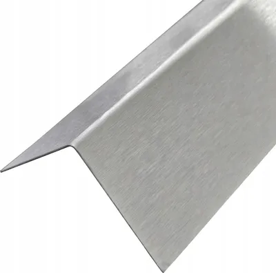 Obrázok produktu pre Uhlová koncová lišta z nehrdzavejúcej ocele 30x80x1 mm 10 cm