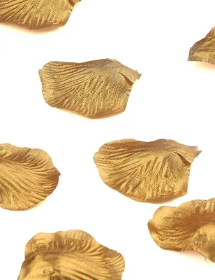 Immagine prodotto di 50 petali decorativi metallizzati oro - taglia unica