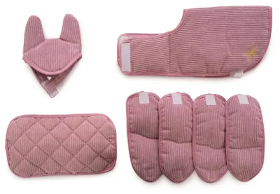 Image de Accessoires d'équitation pour mini cheval 30 cm By Astrup - Corduroy Rose