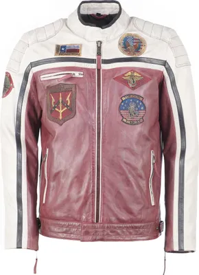 Produktbild von Top Gun Lederjacke 31024850 Herren oxblood/creme/black M