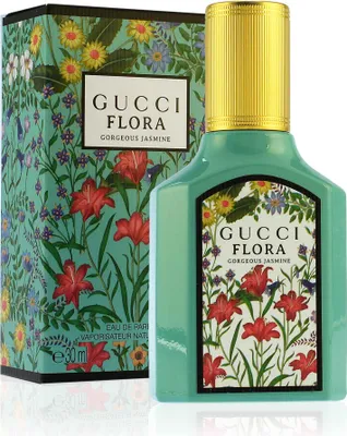 Produktbild von Gucci Flora Gorgeous Jasmine, Frauen, 30 ml, Mandarine, Jasmin, Magnolien, Sandelholz, Spray