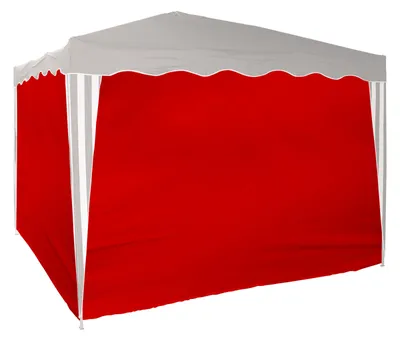 Obrázek produktu pro Boční stěny pro zahradní pavilon 3x3 m, červené, 4 ks
