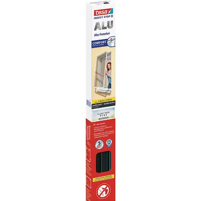 Produktbild von tesa Fliegengitter ALU Comfort Fenster anthrazit