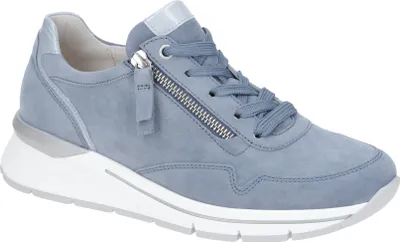 Produktbild von Gabor DAVOS Damenschuhe - sportliche Schnür- Halbschuhe blau Freizeit NEU