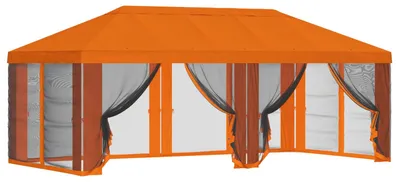 Productafbeelding van Gazebo Hoes met Zijwanden 6 x 3 m Oranje Polyester 190
