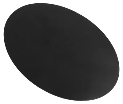 Image de Plaque d'immatriculation ovale pour moto en aluminium, épaisseur 2,5 mm, finition brossée, antirouille, universelle, noire