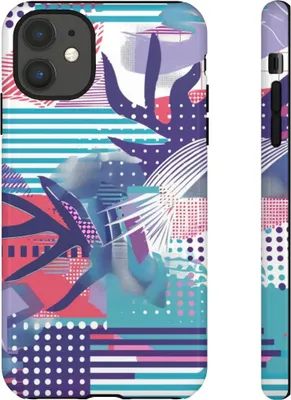 Produktbild von Abstrakte Formenvielfalt – Hülle Kompatibel mit iPhone 11
