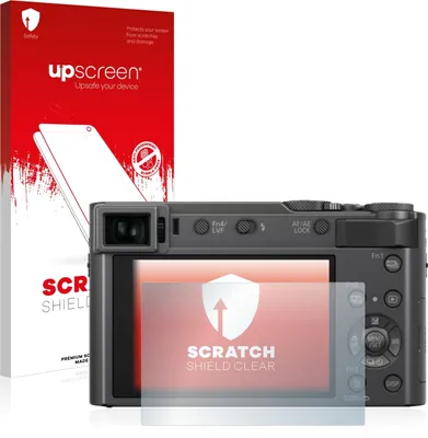 Produktbild von upscreen Schutzfolie für Panasonic Lumix DC-TZ200 Displayschutz Displayschutzfolie Folie Klar Transparent