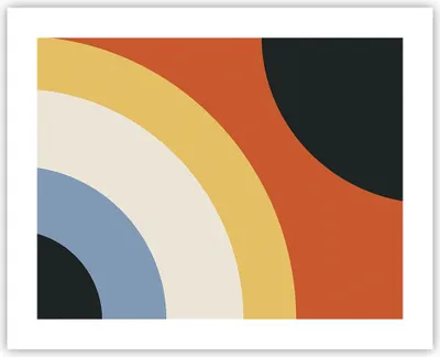 Produktbild von Poster - Poster ohne Rahmen - Abstraktion die Farben Radius - 50x40 cm - Wand Bild - Wanddeko - Wandbilder - Kunstposter - Wandposter - Bilder - Kunstdruck - Wandbild - P2XAA50x40-4267