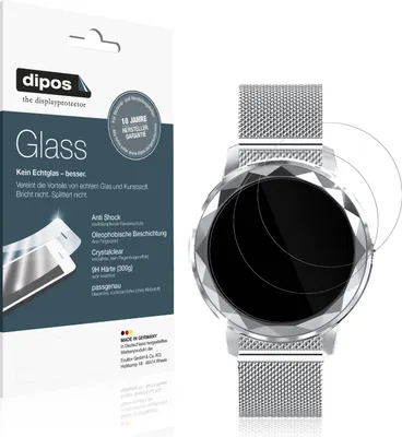 Produktbild von 2x Schutzfolie für Homailida G209 1.32 Zoll - Anti-Shock 9H Folie dipos Glass Kunststoffglas