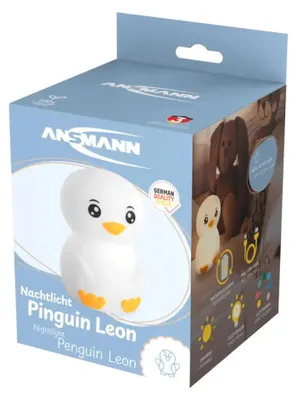 Immagine prodotto di ANSMANN luce notturna bambini silicone ricaricabile dimmerabile 7 colori pinguino