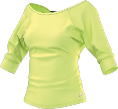 Produktbild von adidas Clima Yogi Twist Shirt Gr.S frozen yellow (AB0029)