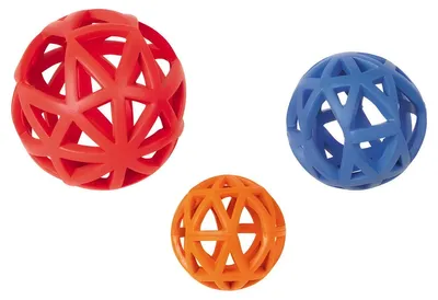 Produktbild von Nobby 60077, Hund, Kugellager, Gemischte Farben, Gummi, Kauend, 9 cm